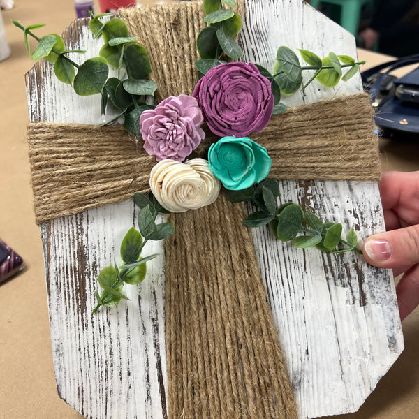 Monday, March 9th - Rustic Cross Workshop (6:00pm-7:30pm)