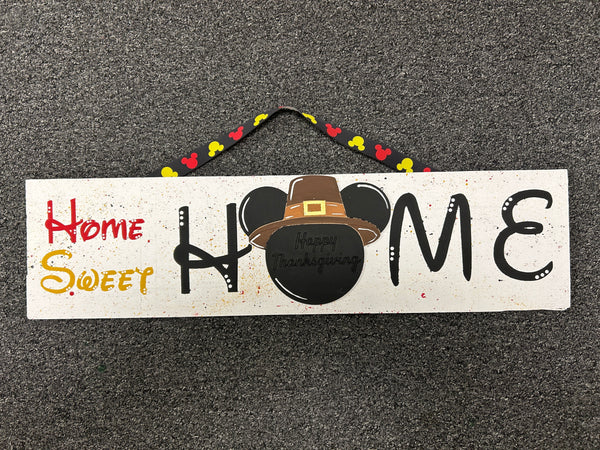 November 6th - Home Sweet Home Mouse Plaque (6pm-9pm)