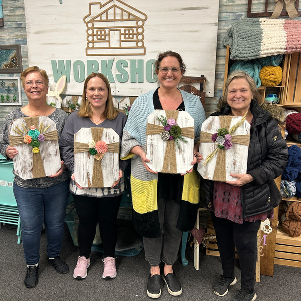 Monday, March 9th - Rustic Cross Workshop (6:00pm-7:30pm)