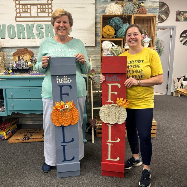 September 19th - Hello Fall Porch Sign (10:00am-12:00pm)