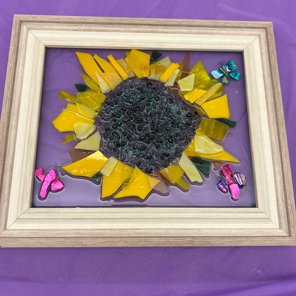 October 20th - Sunflower Glass Art Workshop (6:00pm-8:00pm)