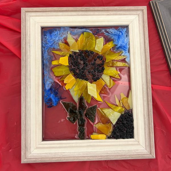 October 20th - Sunflower Glass Art Workshop (6:00pm-8:00pm)