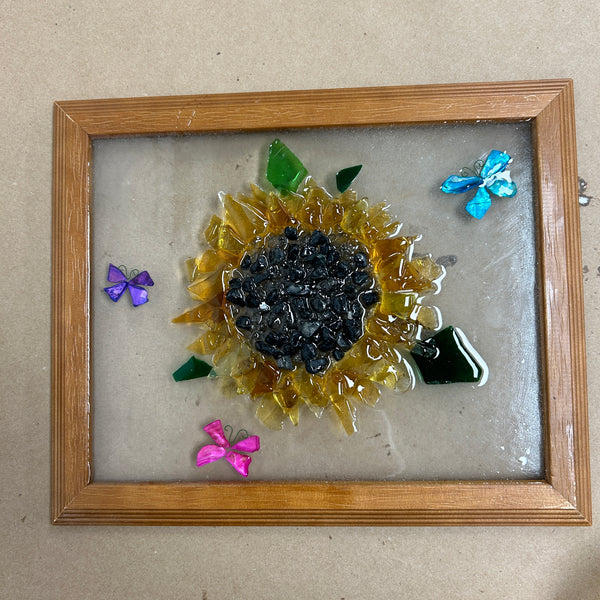 October 20th - Sunflower Glass Art Workshop (6:00pm-8:00pm)