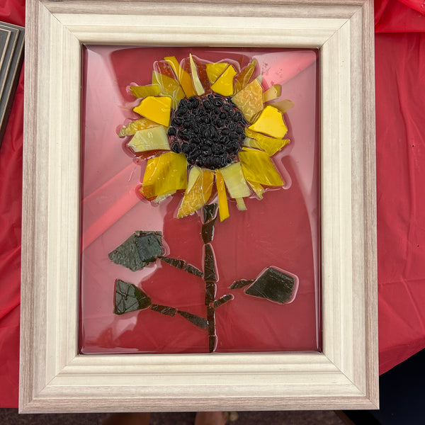 October 20th - Sunflower Glass Art Workshop (6:00pm-8:00pm)