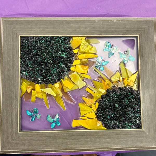 October 20th - Sunflower Glass Art Workshop (6:00pm-8:00pm)