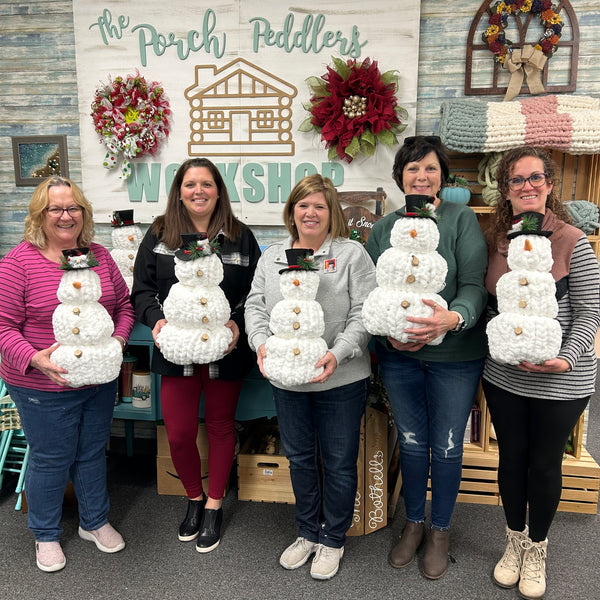 November 2nd - Chunky Knit Snowman (10a - 12p)