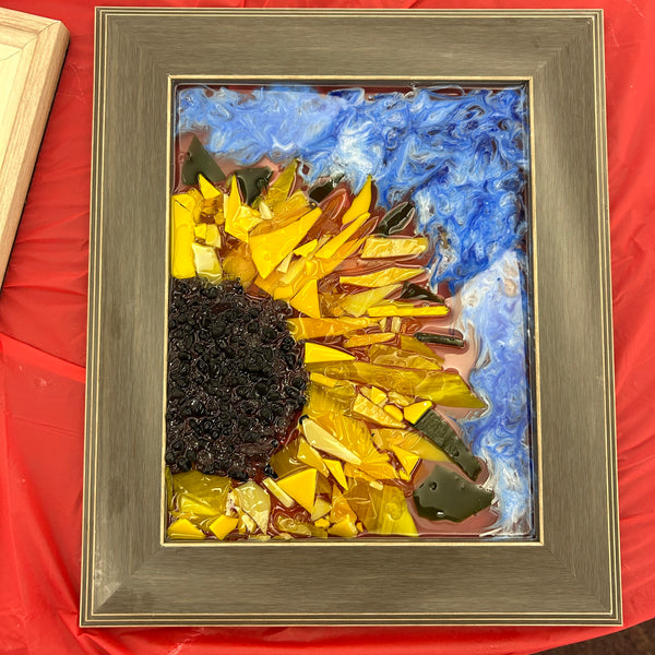 October 20th - Sunflower Glass Art Workshop (6:00pm-8:00pm)