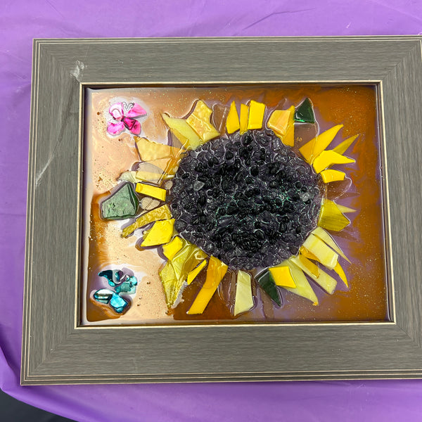 October 20th - Sunflower Glass Art Workshop (6:00pm-8:00pm)