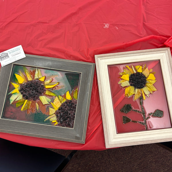 October 20th - Sunflower Glass Art Workshop (6:00pm-8:00pm)