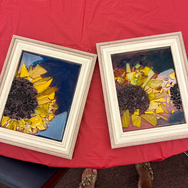October 20th - Sunflower Glass Art Workshop (6:00pm-8:00pm)