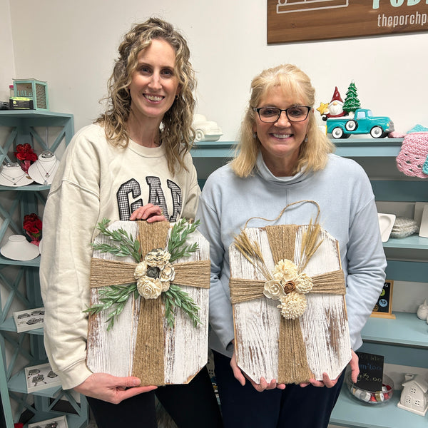 Monday, March 9th - Rustic Cross Workshop (6:00pm-7:30pm)