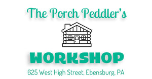 The Porch Peddler's Workshop