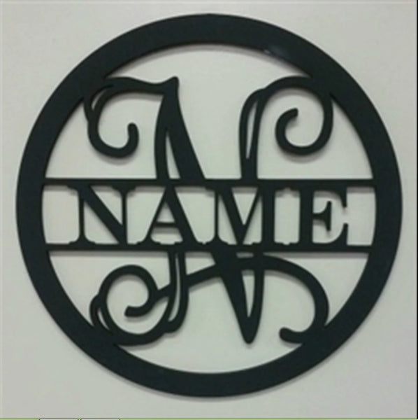 Large Monogram Circle (18")