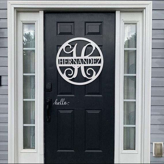 Large Monogram Circle (18")